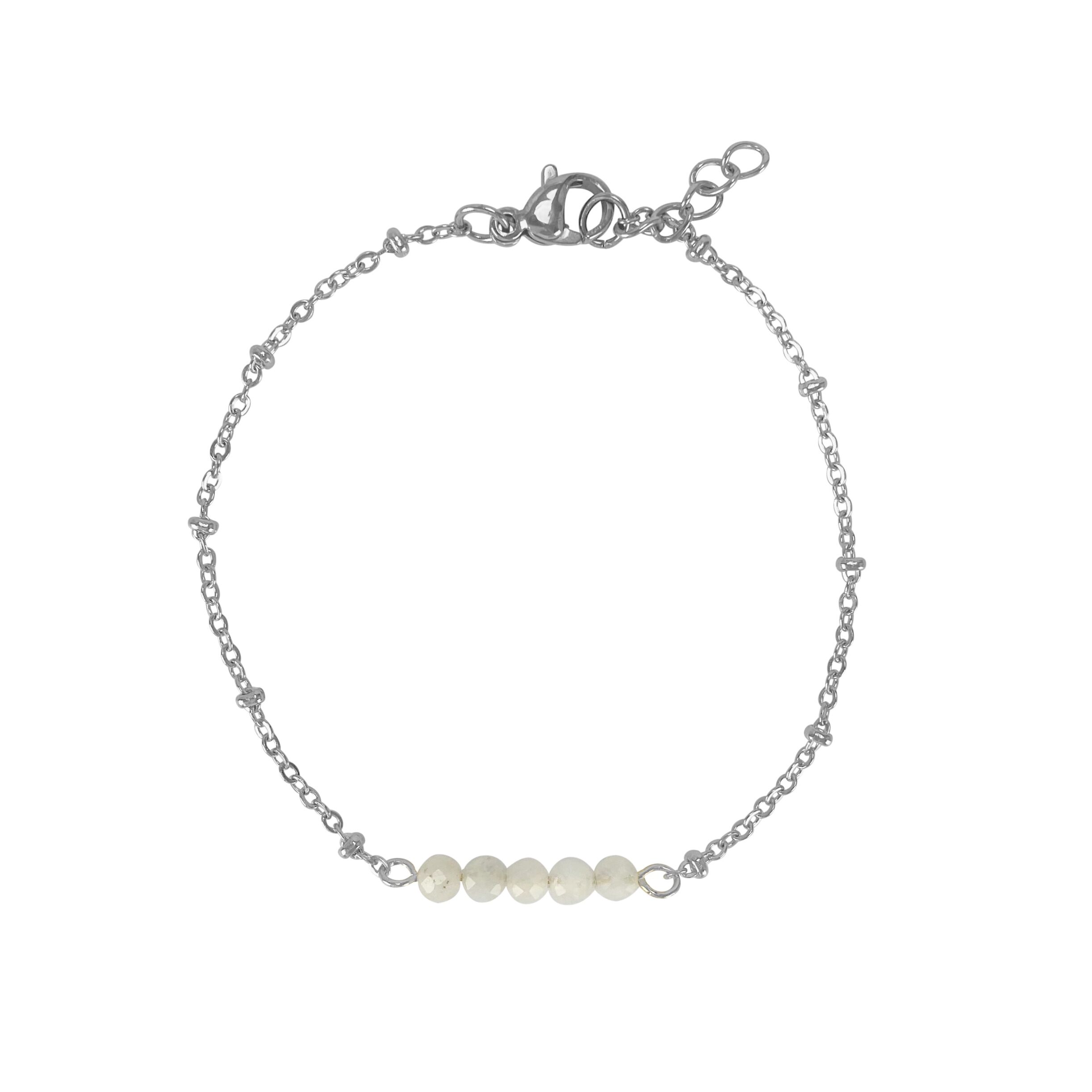 Maansteen Armband - Zilver